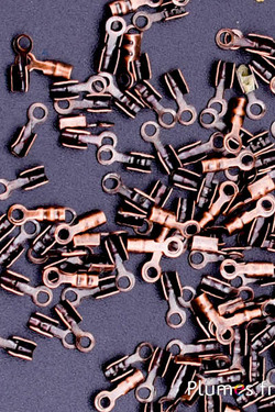 Embouts pour cordon - 6 mm - café